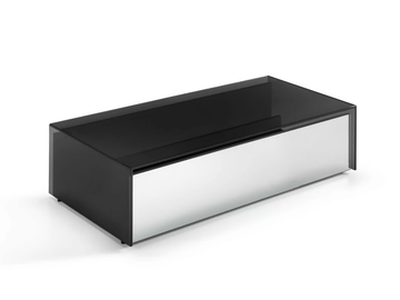 GOTHAM - Low rectangular glass coffee table by Tonelli Design - view 2